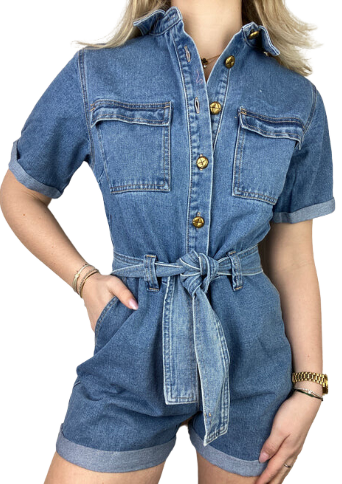 Zoë Denim Playsuit