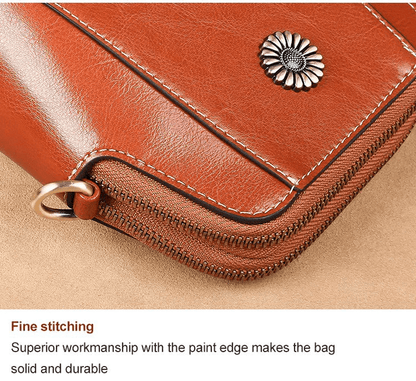 Retro Crossbody Leren Tas™ | Bernice