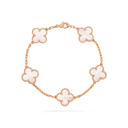 Amber Luxe Clover Armband