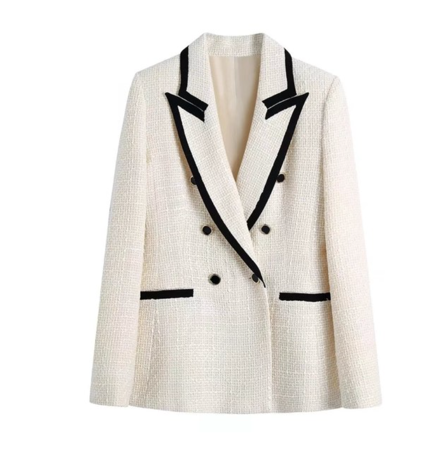 Nina| Stijlvolle Dubbele knoop blazer